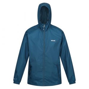 Regatta Mens Waterproof Packaway Jacket, Veste imperméable Homme, Moroccan Blue,