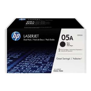 HP CE505D - Pack de 2 Toners 05A noir 2300 pages