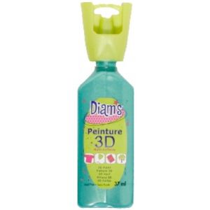 Diam's Peinture - 3D - Vert Feuille Nacré - 37 ml