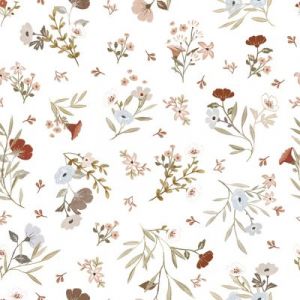 Lilipinso Papier peint Floral Poetry neige (50 cm x 10 m)