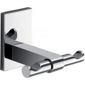 Gedy Maine Cintre Double, zamak, Argent, 7.5 x 6.6 x 6 cm