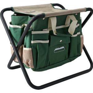 SNQ - Chaise de camping pliante avec organiseur de rangement amovible, sac fourre-tout, tabouret de pêche
