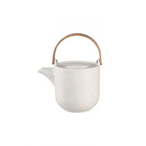 Asa Coppa Théière avec manche en bois Porcelaine Sencha 0,6 l
