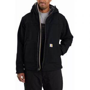 Carhartt Men's Super Dux Relaxed Fit Sherpa-Lined Active Jacket, Black, Large