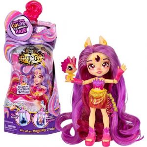 Moose Toys Magic Mixies Galaxy Hair Pixlings Poupée Fiery Firensa