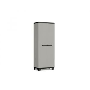 Keter Armoire Utilitaire PLANET - Gris et Noir - 68 x 39 x 173 cm