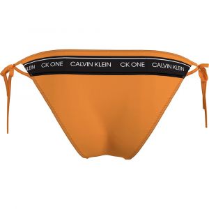 Image de Calvin Klein Underwear Wb-string Side Tie Bottom M Sunrise Orange - Sunrise Orange - M