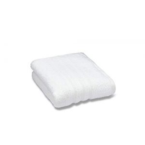 Image de Catherine Lansfield Zero Twist, Serviette de bain, Blanc TW-42260-W-BT-WH