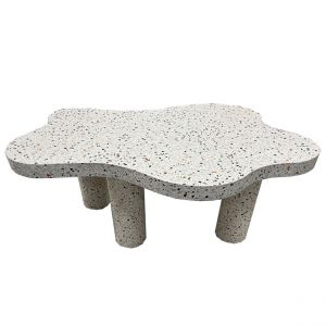 Table basse forme nuage Lagoon Effet Terrazzo