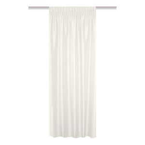 Home Wohnideen HOMEbasics Rideau Thermique en Polyester avec Bande Combo Blanc 225 x 135 cm