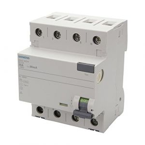 Image de Siemens 5sv Interrupteur différentiel clase-a 4 pôles 25 A 30 mA 70 mm