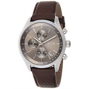 Hugo Boss Homme Chronographe Quartz Montre Avec Bracelet En Cuir 1513476