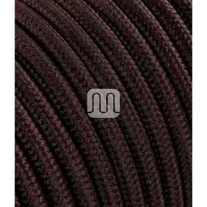 Merlotti 20309 Câble électrique Rond H03vv-f 2 x 0,75 Gaine, Marron, 3 m