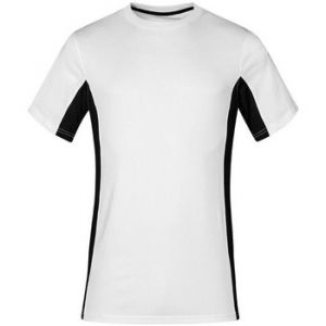 Image de Promodoro T-shirt unisexe fonctionnel grandes tailles Hommes et Femmes, 5XL, blanc / noir