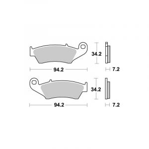 Image de Sbs Plaquettes de freins 694RSI Sinter Métal Fritté avant