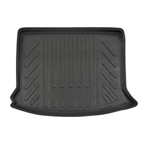 J&J AUTOMOTIVE | Tapis De Coffre sur Mesure pour Sandero/Stepway 2008-2012 Noir Antidérapant Bord Haut Toutes Saisons Adapté Animaux de Compagnie