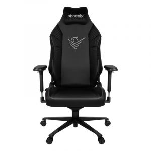 Phoenix Chaise de jeu Monarch R en cuir noir