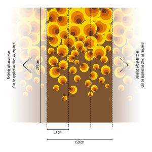 Panoramique bubble orange