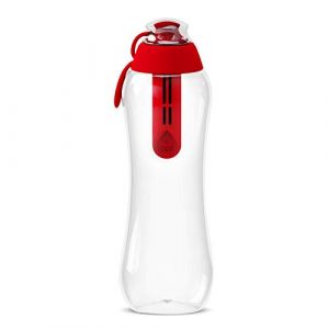 Dafi Gourde Filtrante Soft, 1 Filtre à Charbon Actif | 0,7 L | Gourde Sport Transparente | Bouteille Filtrante Sans BPA | Gourde Paille | Bouteille d'eau | Filtre le Chlore et autres contaminants