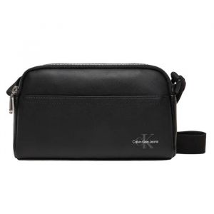 Calvin Klein Sac à Bandoulière Homme Mono Logo Camera Bag Petit, Noir (Bla, Taille Unique