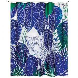 MSV Rideau De Douche Polyester 180X200Cm Rain Forest
