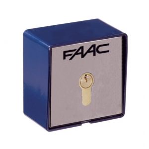 FAAC Contacteur a cle 2 contact + deverouillage cable t21 ef 401016