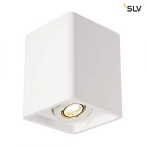 Image de SLV Plafonnier Ampoule halogène, LED GU10 EEC: selon lampoule (A++ - E) 35 W Plastra Box 148051 blanc