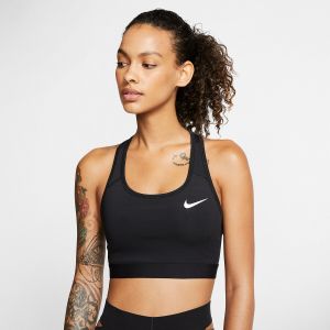 Nike Brassière de sport Swoosh impact modéré Noir/Blanc - Taille L;M;S;XL;XS