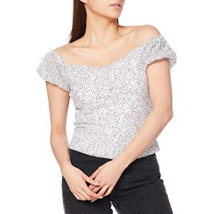 Guess Top dentelle &agrave; motif Blanc - Taille 38