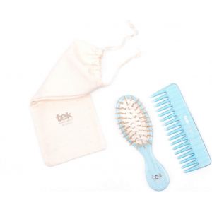 Tek Kit da Borsetta con Custodia in Cotone - Azzurri