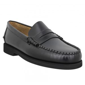 Sebago Dan Polaris W (Wide) cuir Homme-42-Black