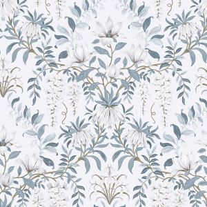 Image de Laura Ashley Papier peint Parterre Off White & Seaspray 1005 x 52cm Gris bleuté