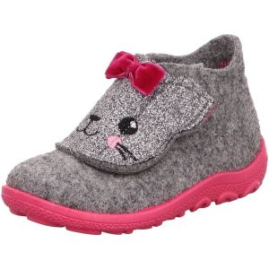 Superfit Happy Octi Chausson, Gris Clair Rose 2500, 22 EU Large