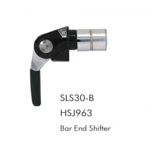 Sturmey Arc r Manette de dérailleur de guidon 3 vitesses noir / argent