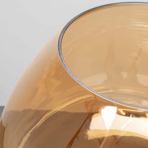 Kare Design Lampadaire Sphere ambré 146cm
