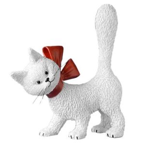 Parasidose Statuette blanche Les chats par Dubout - La Minette