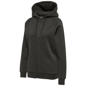 Hummel Sweatshirt à capuche zippé femme red Heavy