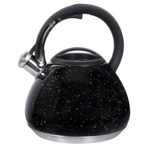 Bouilloire sifflante Resto Lyra - 2,7L - Marbre noir - Bouilloire - Acier inoxydable - Induction