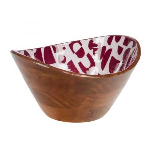 Amadeus Saladier rouge en bois