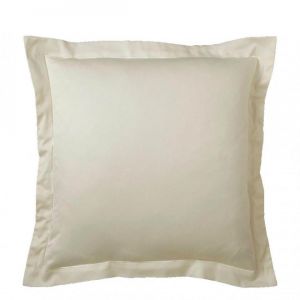 Taie d'oreiller satin de coton TERTIO - Ecru uni