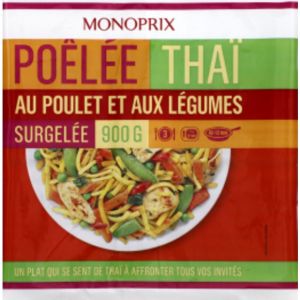 Monoprix Po&ecirc;l&eacute;e Tha&iuml; au poulet et aux l&eacute;gumes
