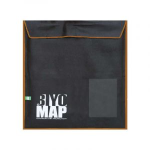 Pochette réutilisable Biyomap, 125 x 125 cm, Brun