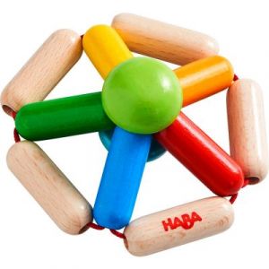 Haba Hochet en bois Roue multicolore