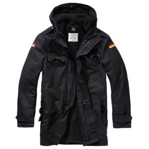 Brandit BW Parka Flag, Noir, XXXL Homme
