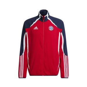 Adidas Veste Bayern Munich Teamgeist Woven Rouge/Bleu