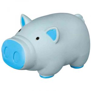Trixie Cochon avec son original, latex - 11 cm