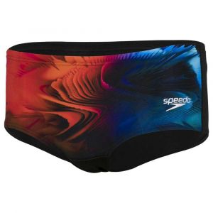 Image de Speedo Maillot de bain placement digital brief 14 cm noir rouge bleu 75 cm