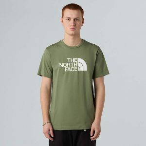 The North Face T-shirt Easy manches courtes vert clair blanc - M