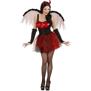 D&eacute;guisement diablesse rouge sexy femme Halloween (taille M ou L)