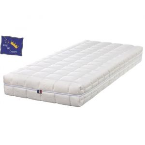 Image de Matelas 21cm 160x190 avec Latex Naturel Ferme Spécial Sommiers Articulés + Protège Matelas + Oreiller Mémoire de Forme OFFERTS King of Dreams